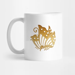 Gold Yoroi Agehacho Kamon Mug